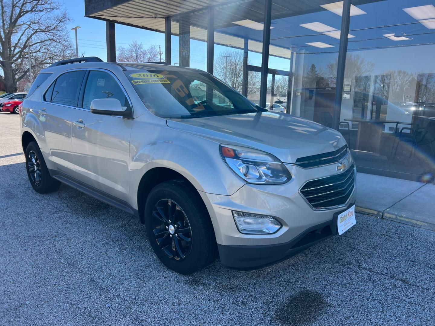 2016 Champagne Silver Met Chevrolet Equinox LT 2WD (2GNALCEK3G1) with an 2.4L L4 DOHC 16V FFV engine, 6-Speed Automatic transmission, located at 1633 W Kimberly, Davenport, IA, 52806, (563) 323-5341, 41.559456, -90.598732 - Photo#9